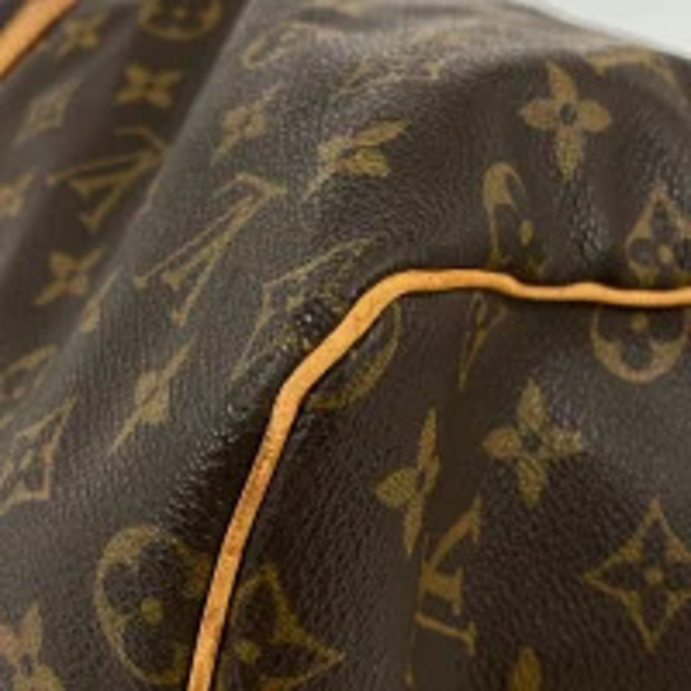 Louis Vuitton Keepall Bandoulire Travel Business Trip Boston Bag Monogram Brown - Picture 3 of 7